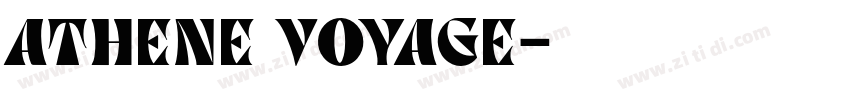 Athene Voyage字体转换
